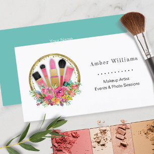Makeup Artist Cosmetolog Salon Spa Stylist Visitkort