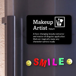 Makeup Artist Definition - Film Crew 4 tum x 6 tum Magnet