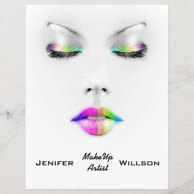 Makeup Artist Discount Offer Flyer (Framsidan)