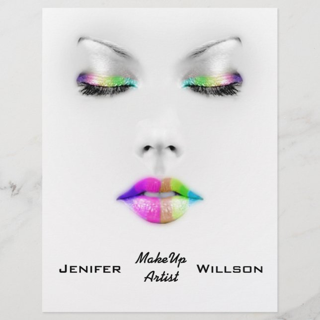 Makeup Artist Discount Offer Flyer (Framsidan)