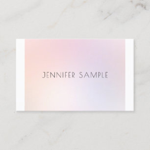 Makeup Artist Elegant Design Modern Plain Luxury Visitkort