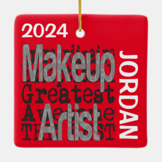Makeup Artist Extraordinaire ANPASSNINGSBAR Julgransprydnad Keramik