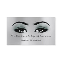 Makeup Artist Eyebrow Lash Extension Grått Teal