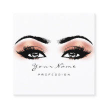 Makeup Artist Eyebrow  Lash White Square