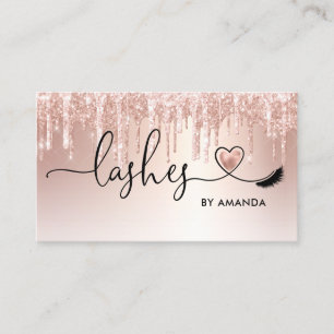 Makeup Artist Eyebrow Ögon Lash Heart Visitkort