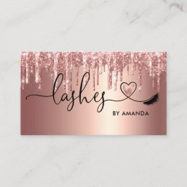 Makeup Artist Eyebrow Ögon Lash Heart Visitkort