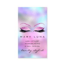 Makeup Artist Eyebrows Lash Ombre Pinky Glitter
