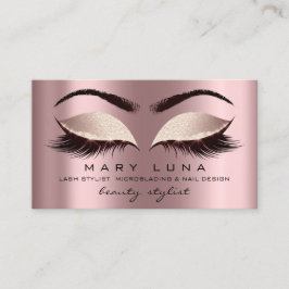 Makeup Artist Eyebrows Lash Spark Ro Social Visitkort