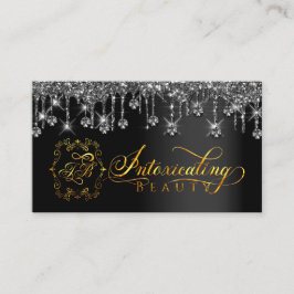 Makeup Artist Eyelash Black Drifts Logotyp Diamond Visitkort