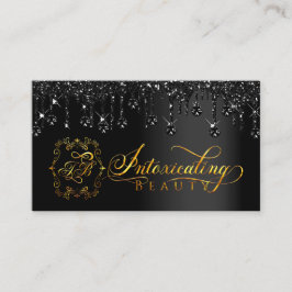 Makeup Artist Eyelash Black Drifts Logotyp Diamond Visitkort