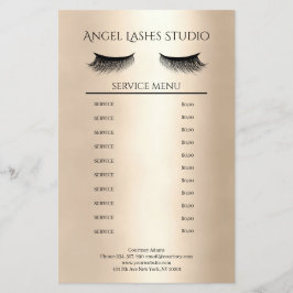 Makeup Artist Eyelash Extensions beseitig Flygblad