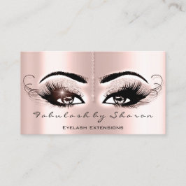 Makeup Artist Eyelash Lash Ro QR-kod Visitkort