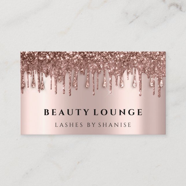 Makeup Artist Eyelash Ro Dricks Hair Nagel Tidsbeställning Kort (Framsida)