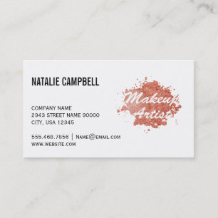 Makeup Artist/Foundation Visitkort
