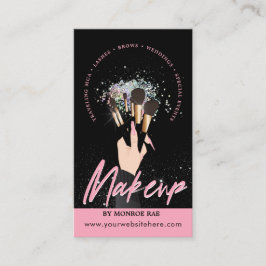 Makeup Artist Glam MUA Beauty Salon Beautician Visitkort