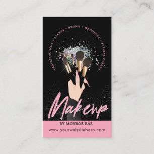 Makeup Artist Glam MUA Beauty Salon Beautician Visitkort