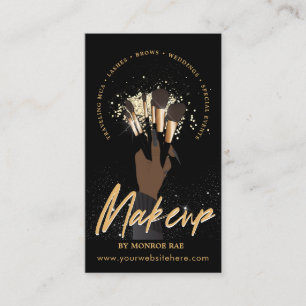 Makeup Artist Glam MUA Beauty Salon Logotyp Busine Visitkort