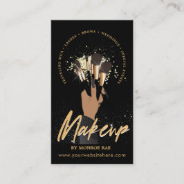Makeup Artist Glam MUA Beauty Salon Logotyp Busine Visitkort