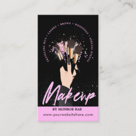 Makeup Artist Glam MUA Beauty Salon Logotyp Visitkort