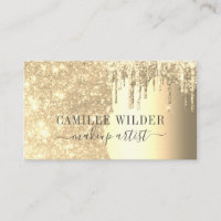 Makeup Artist Guld Glitter Drives