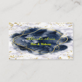 makeup artist guld marble glitter Abstrakt Busi Visitkort