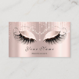 Makeup Artist Hair Eyelash-avtalskort Tidsbeställning Kort