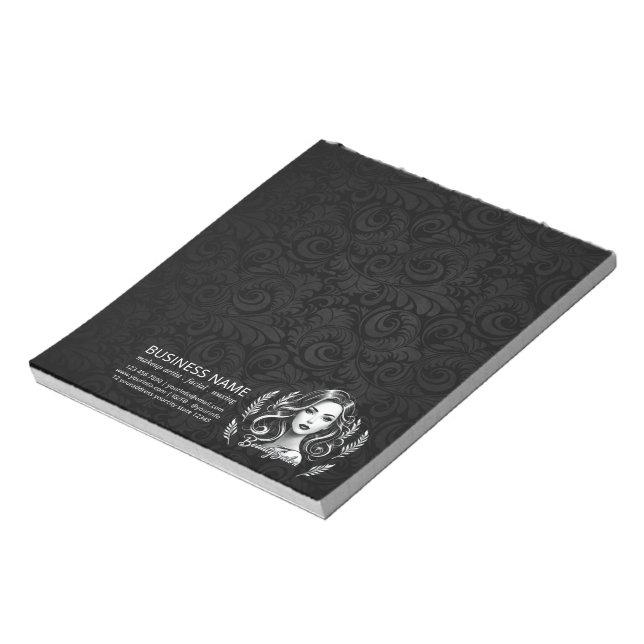 Makeup Artist Hair Stylist Beauty Salon Lash Brows Anteckningsblock (Roterad)