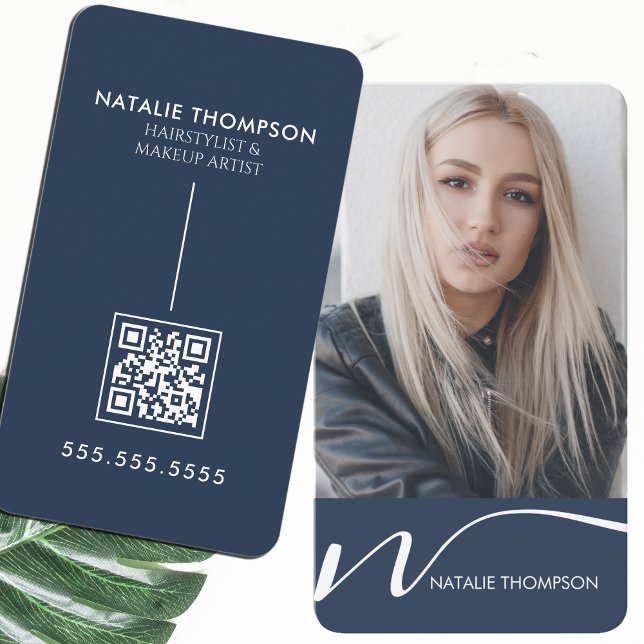 Makeup Artist Hairstylist Nagel Tech Beauty Salon Visitkort (Skapare uppladdad)