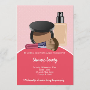 Makeup Artist Inbjudningar