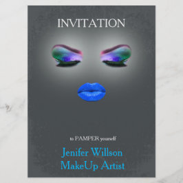 Makeup Artist Invitation Inbjudningar