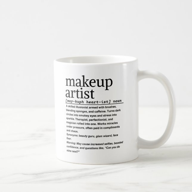 Makeup-artist Kaffemugg (Höger)