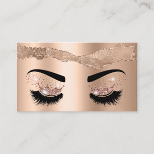 Makeup artist Krona Lash Beauty Salon Extension Visitkort