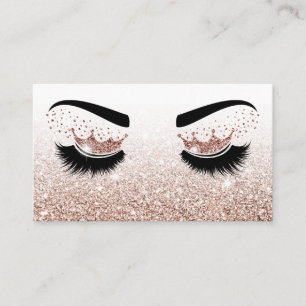 Makeup artist Krona Lash Beauty Salon Extension Visitkort