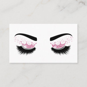 Makeup artist Krona Lash Beauty Salon Extension Visitkort