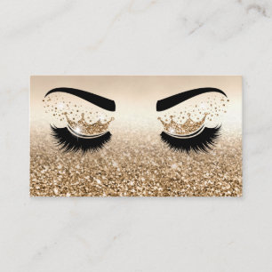 Makeup artist Krona Lash Beauty Salon Extension Visitkort