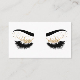 Makeup artist Krona Lash Beauty Salon Extension Visitkort