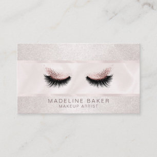 Makeup Artist Lash Beauty Ögon Cosmetics Visitkort