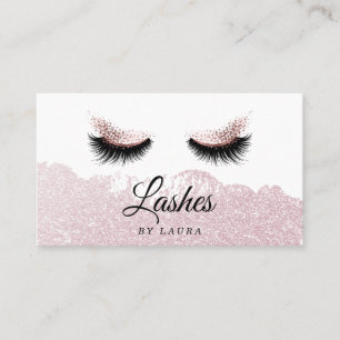 Makeup Artist Lash Beauty Salon Ögon Cosmetics Visitkort