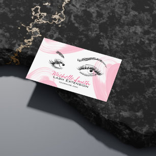 Makeup Artist Lash Brows Aftercare Instructions Tidsbeställning Kort