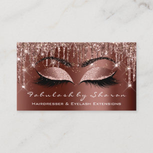 Makeup Artist Lash Confetti Ro Brown Drives Visitkort