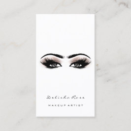 Makeup Artist Lash Glitter Eyebrows Ro Öga Visitkort