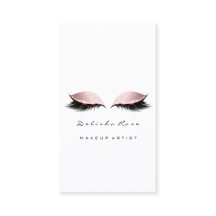 Makeup Artist Lash Glitter Pastel Rosa Öga