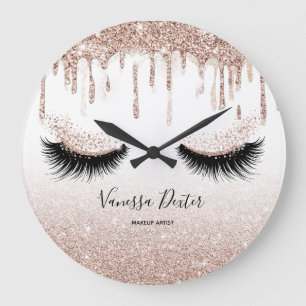 Makeup Artist Lash Spark Drives Ro Guld Stor Klocka