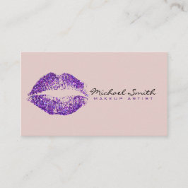 Makeup Artist Lila Läppar #4 Visitkort