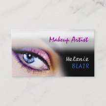Makeup Artist Lila Öga Affärskort