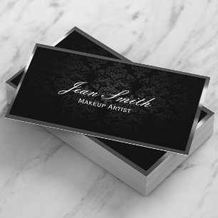 Makeup Artist Luxury Metall Gräns Visitkort
