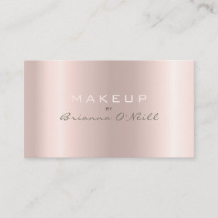 Makeup Artist Luxury Ro Guld Ombre Visitkort