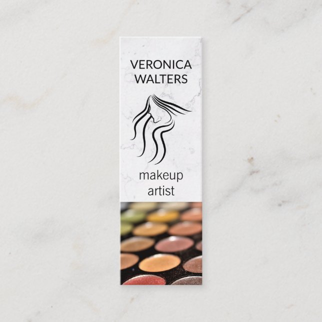 Makeup Artist | Makeup Palette | Beautiker Mini Visitkort (Framsida)
