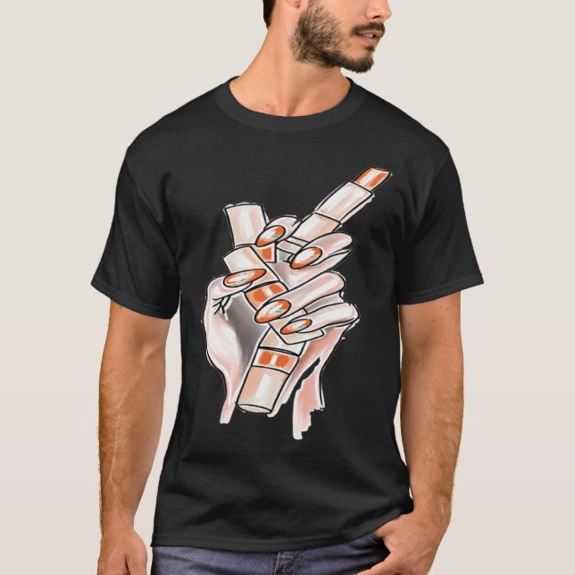 Makeup Artist Makeup T Shirt (Framsida)