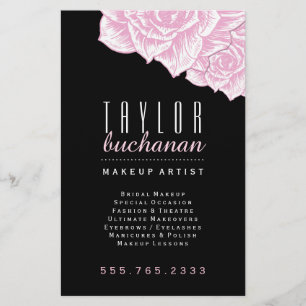 Makeup Artist Marknadsföring Flyer
